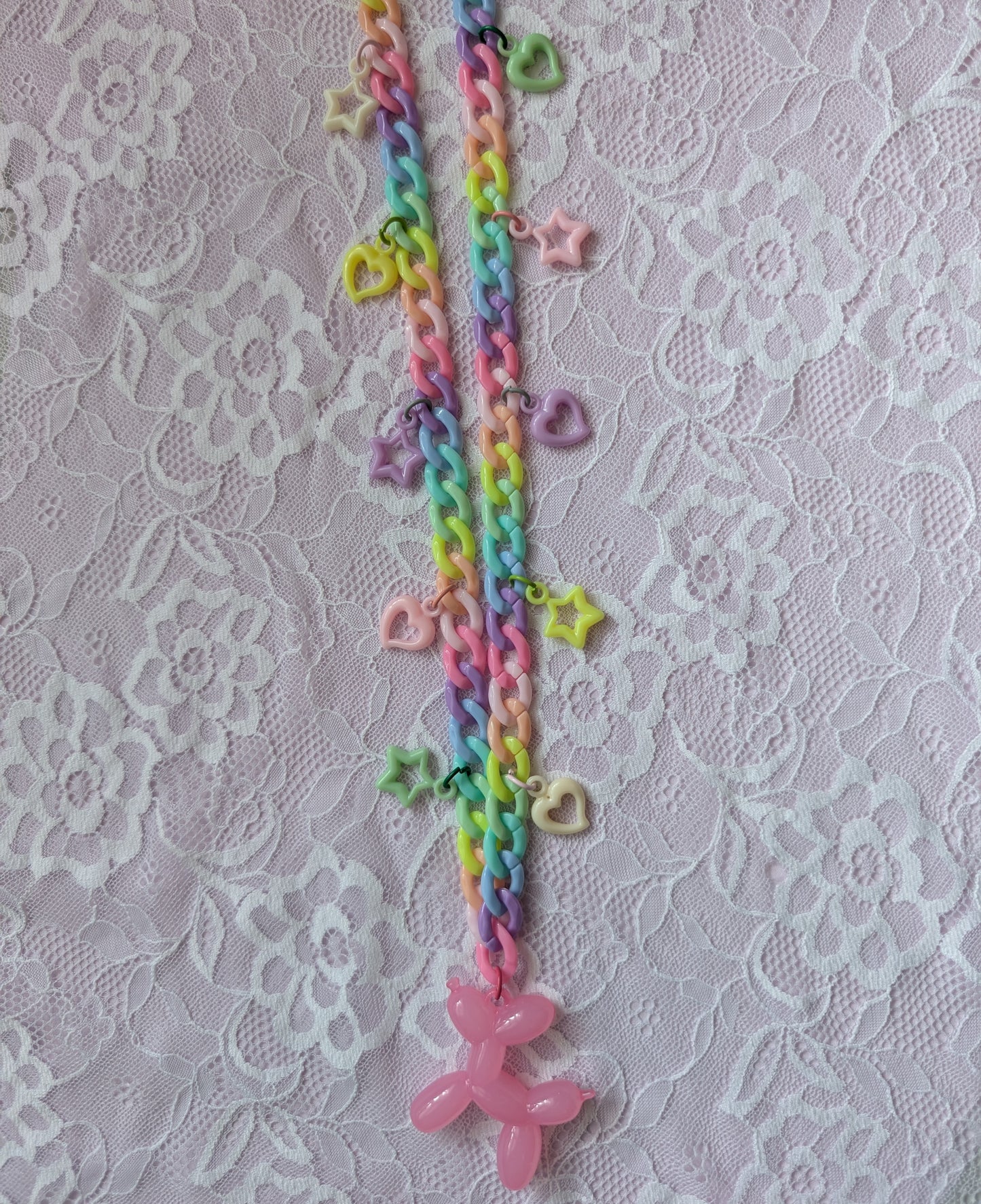 Pastel Me- Collier rainbow