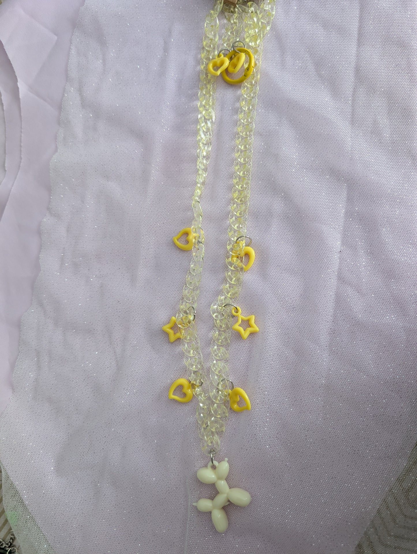 Pastel Me- Ensemble collier et bracelet Clear