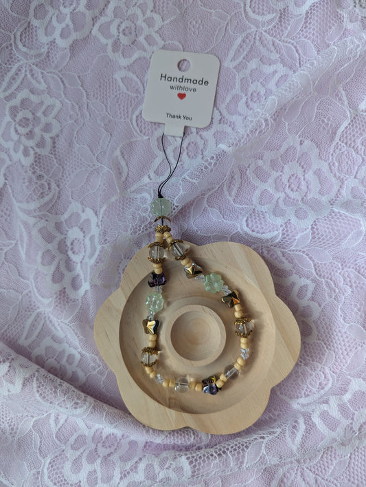 Charm de téléphone en verre