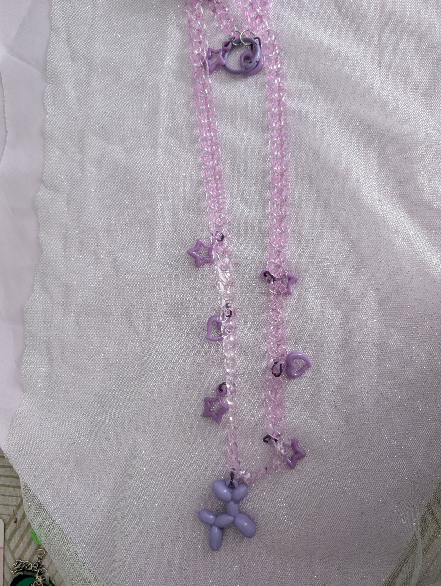 Pastel Me- Ensemble collier et bracelet Clear