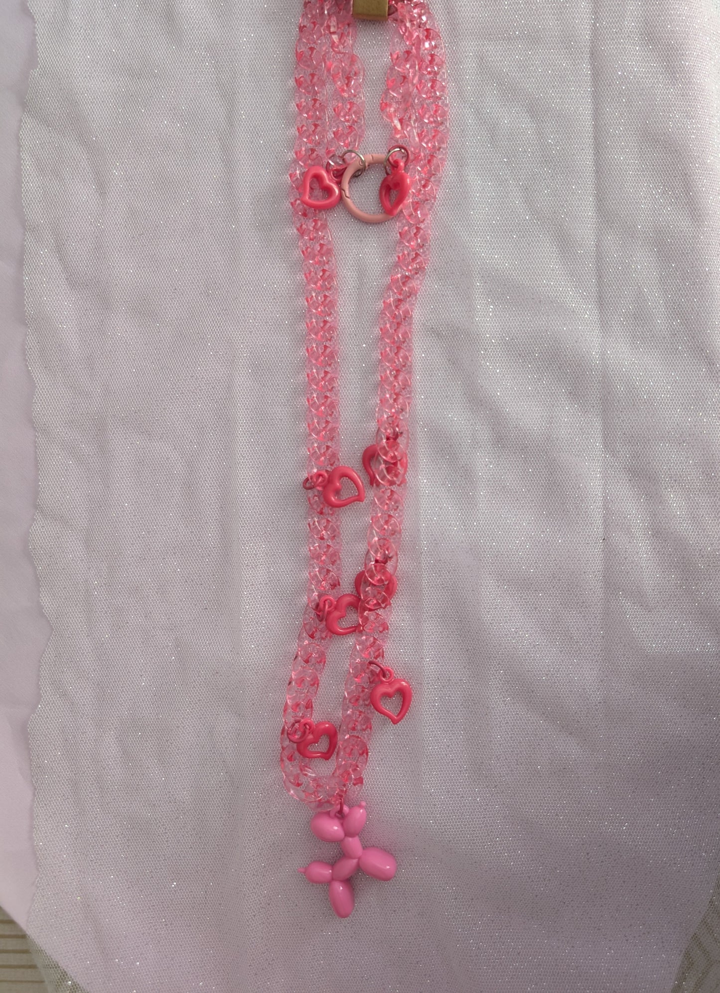Pastel Me- Ensemble collier et bracelet Clear