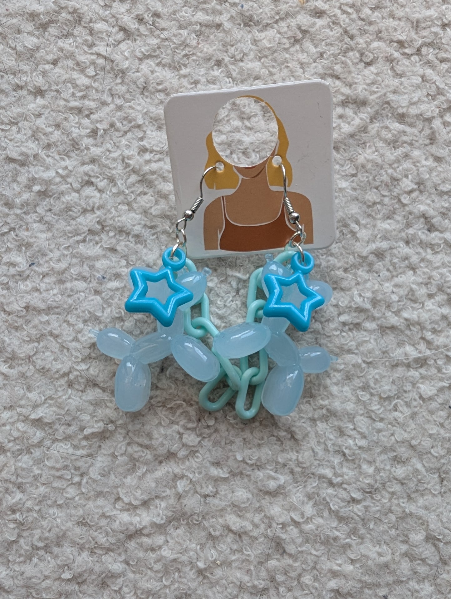 Pastel Me- Boucles d'oreilles clear