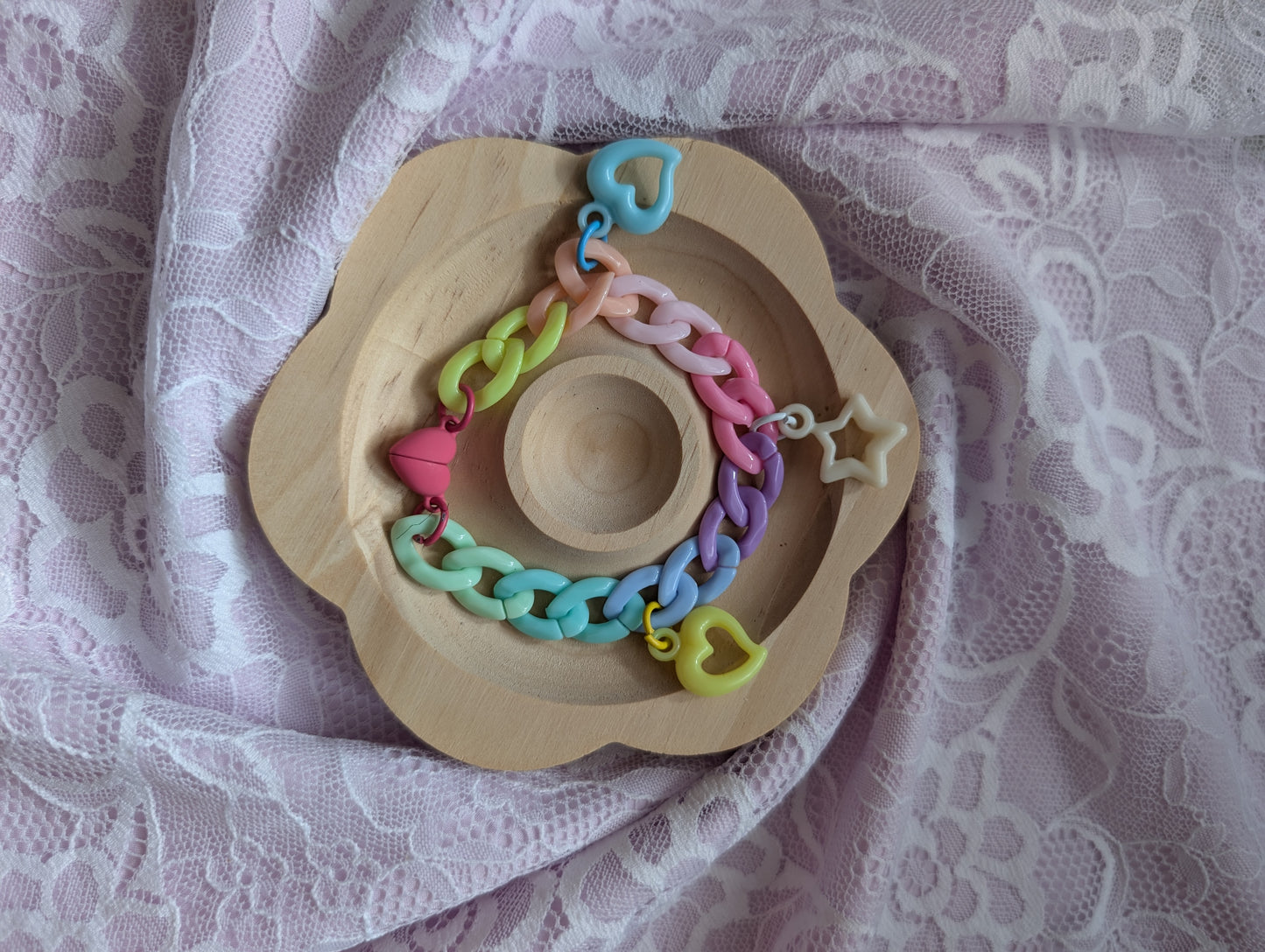 Pastel Me- Bracelet chaine block