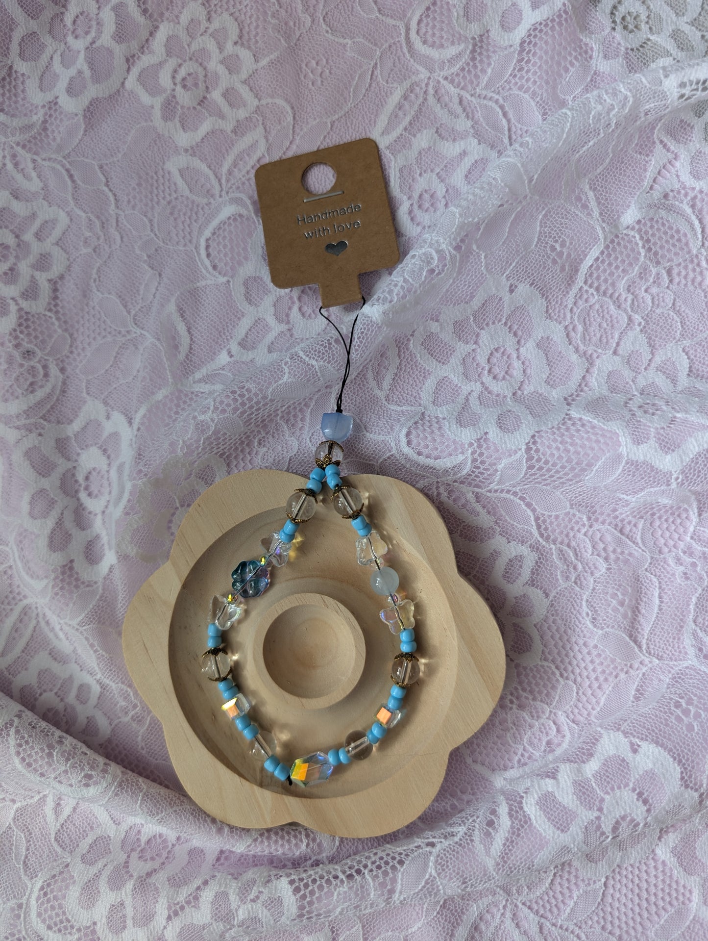 Charm de téléphone en verre
