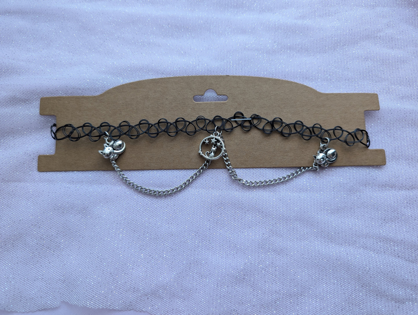 Choker Silver fur