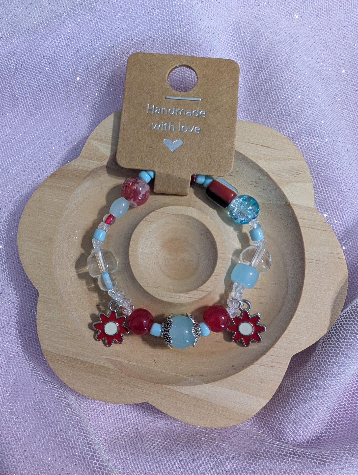 Bracelet en perles de verre- New gen