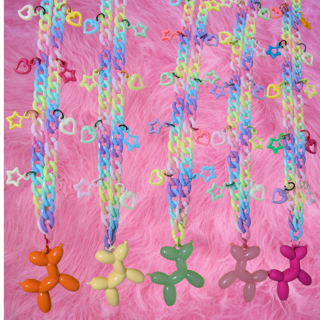 Pastel Me- Collier rainbow