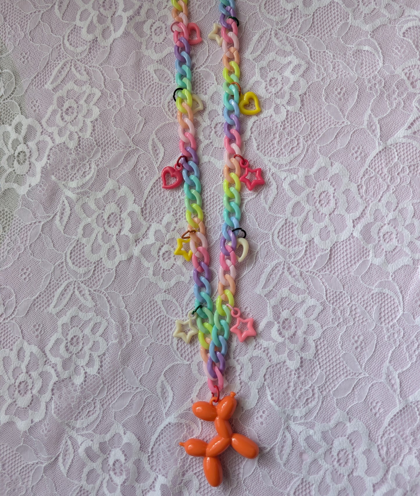 Pastel Me- Collier rainbow