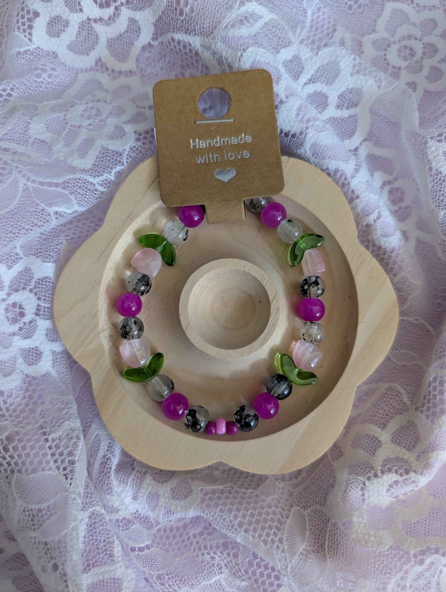 Bracelet en perles de verre- New gen