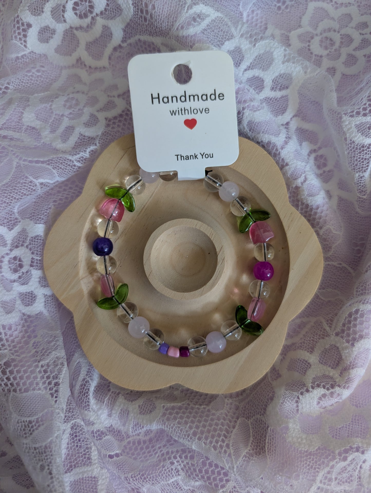 Bracelet en perles de verre- New gen