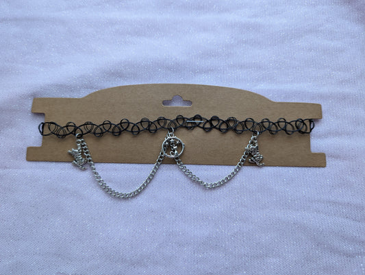 Choker Silver fur