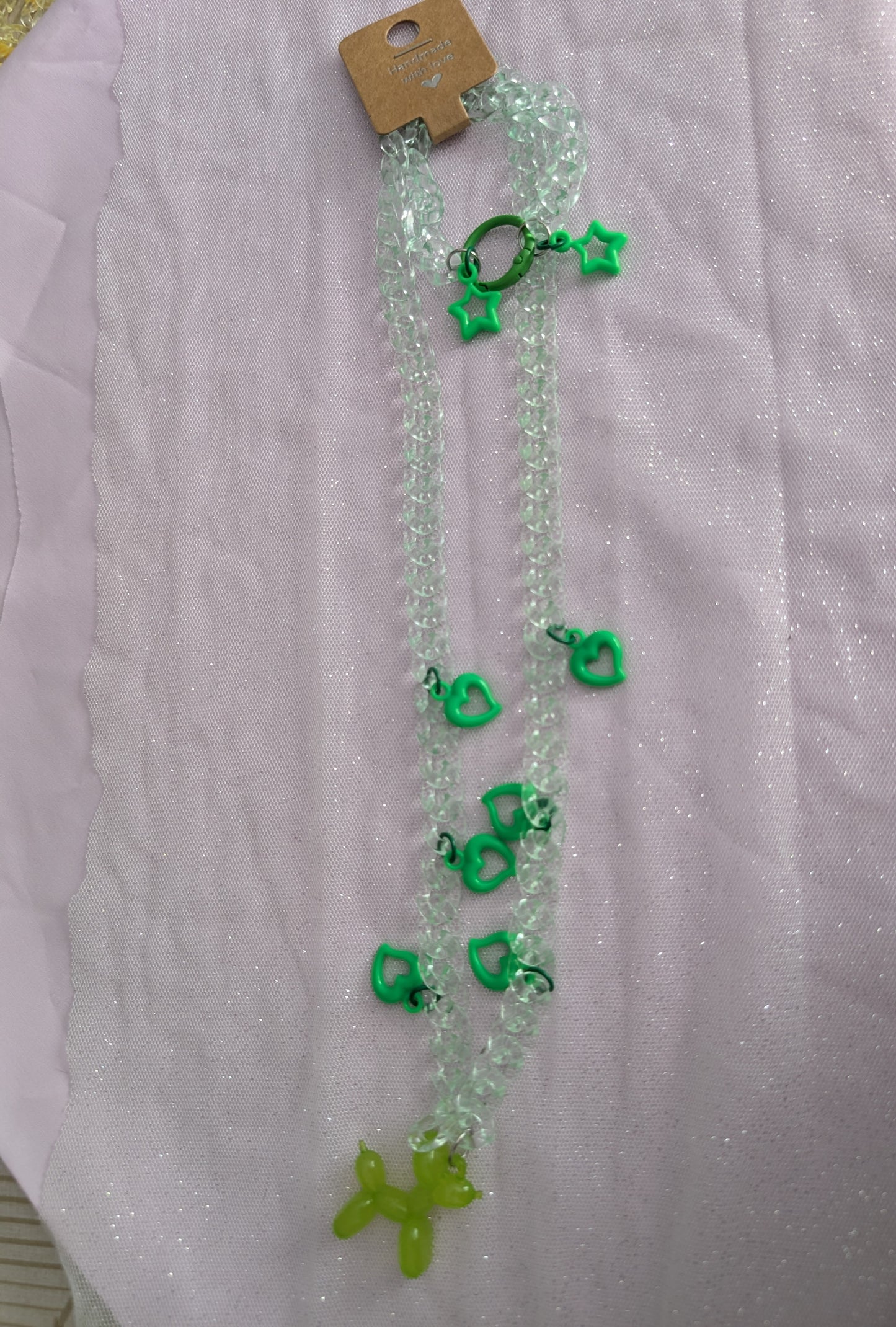 Pastel Me- Ensemble collier et bracelet Clear
