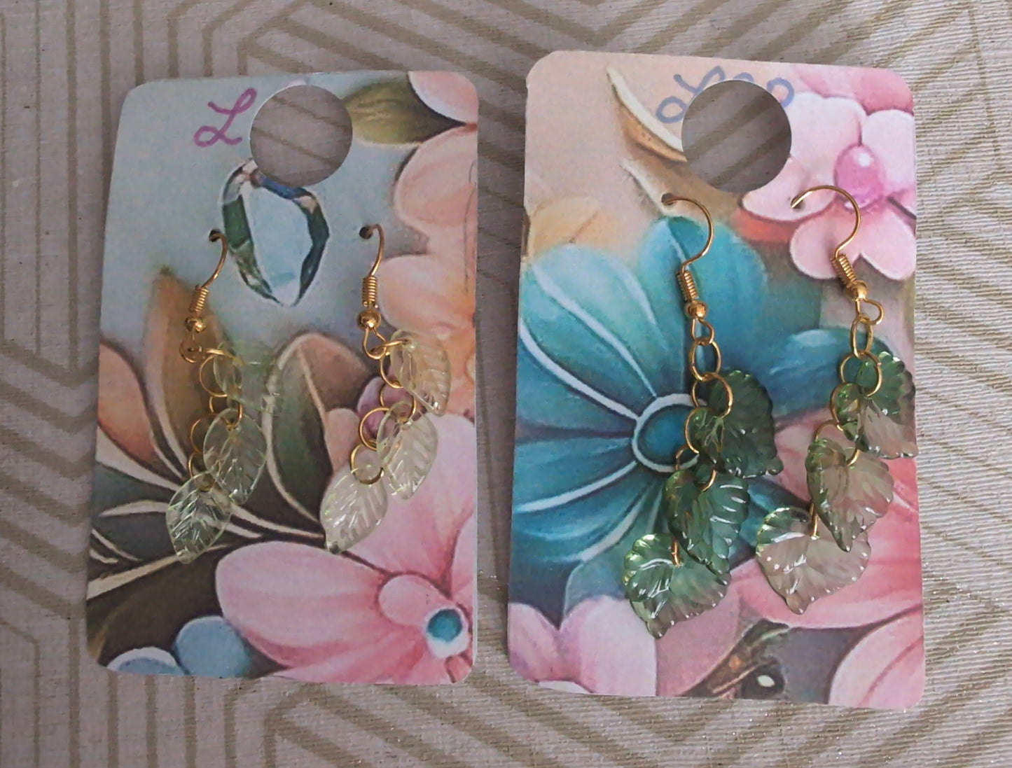 Boucles d'oreilles feuilles
