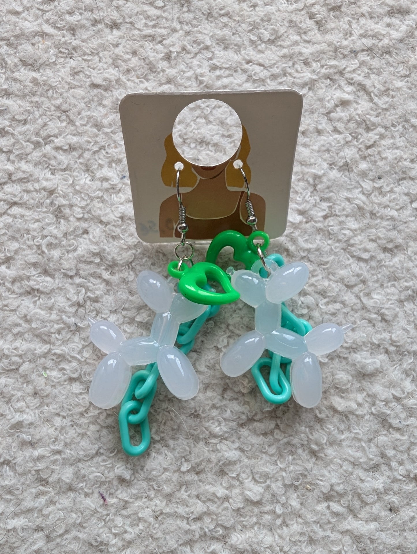 Pastel Me- Boucles d'oreilles clear