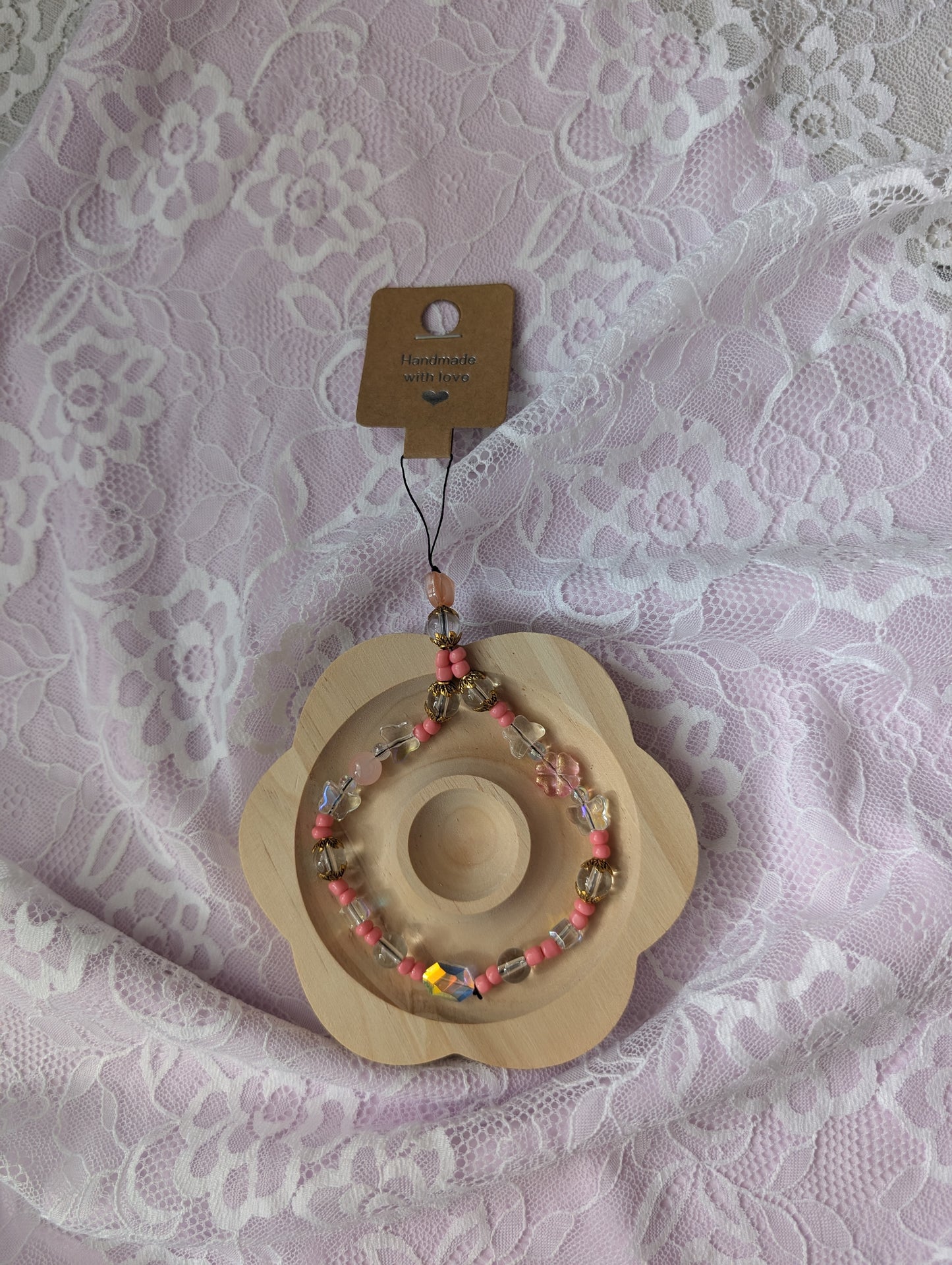 Charm de téléphone en verre