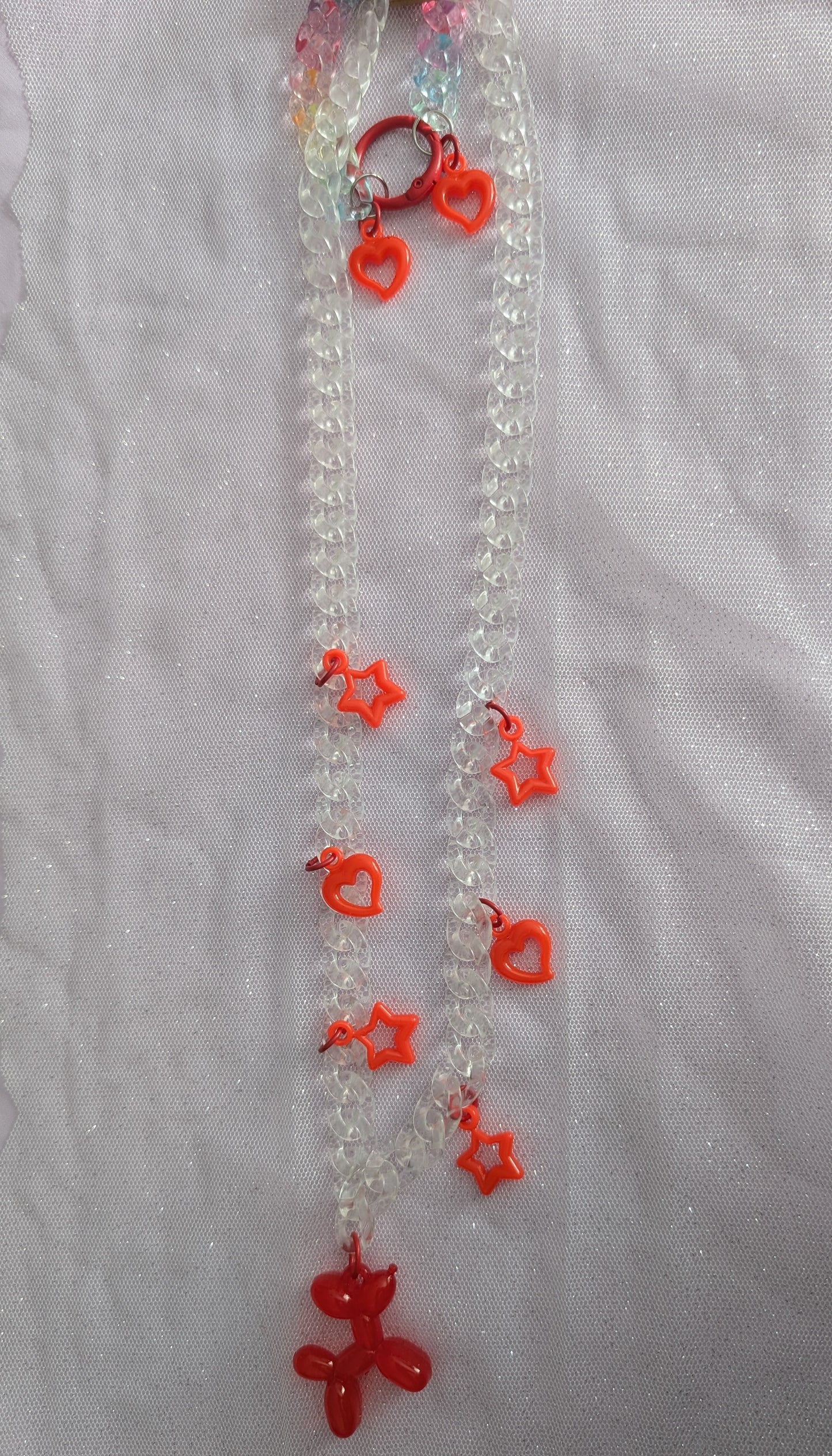 Pastel Me- Ensemble collier et bracelet Clear
