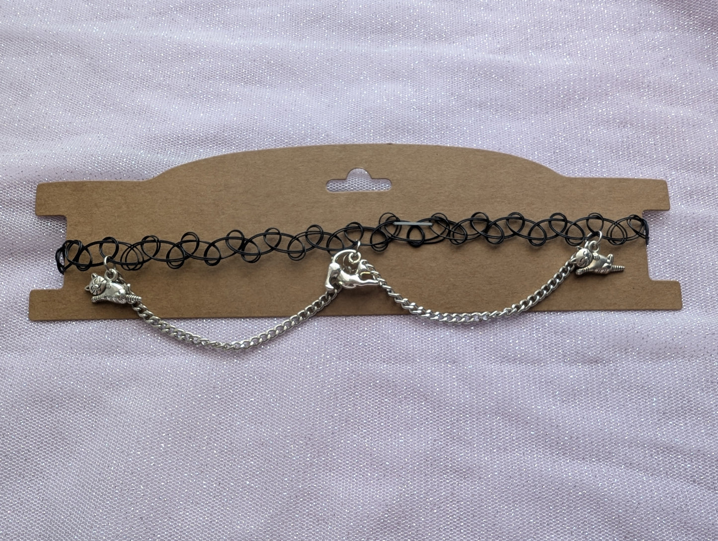 Choker Silver fur