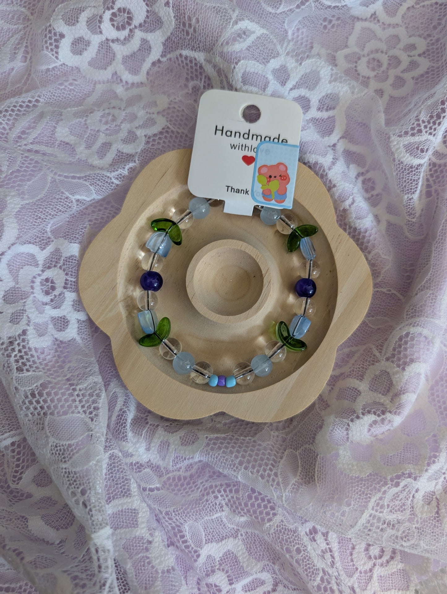 Bracelet en perles de verre- New gen