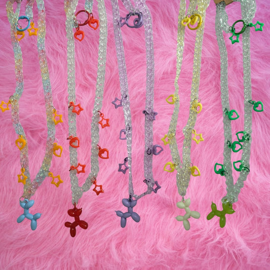 Pastel Me- Ensemble collier et bracelet Clear