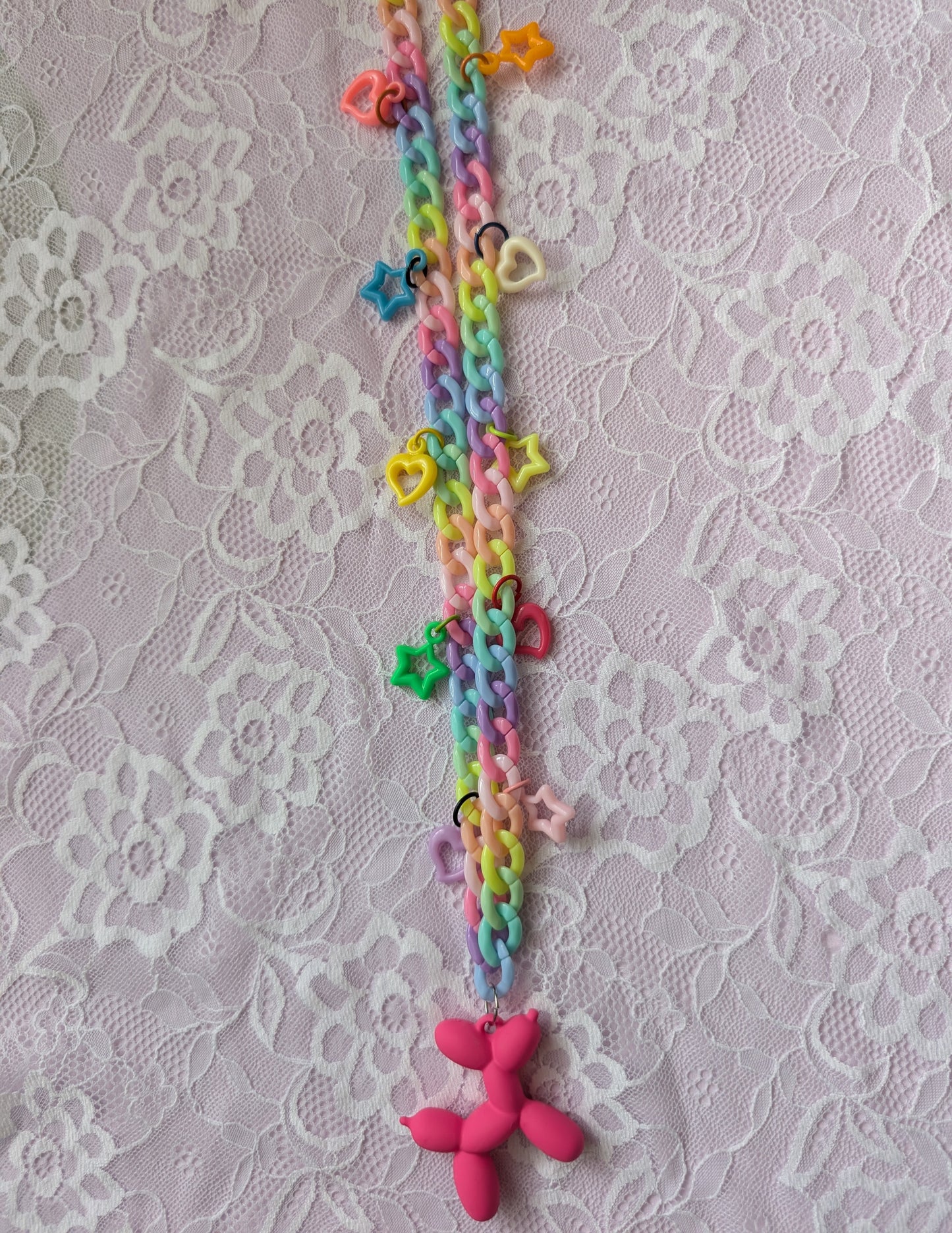 Pastel Me- Collier rainbow