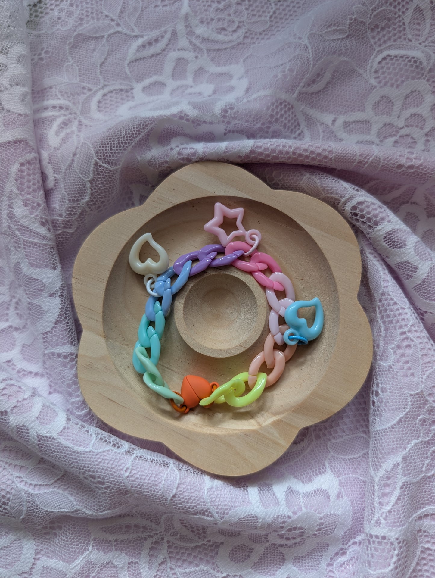 Pastel Me- Bracelet chaine block