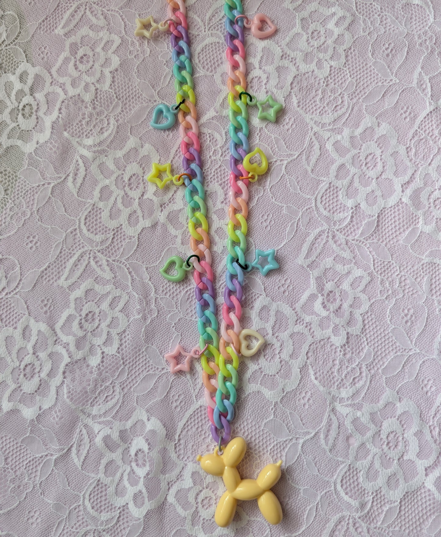 Pastel Me- Collier rainbow