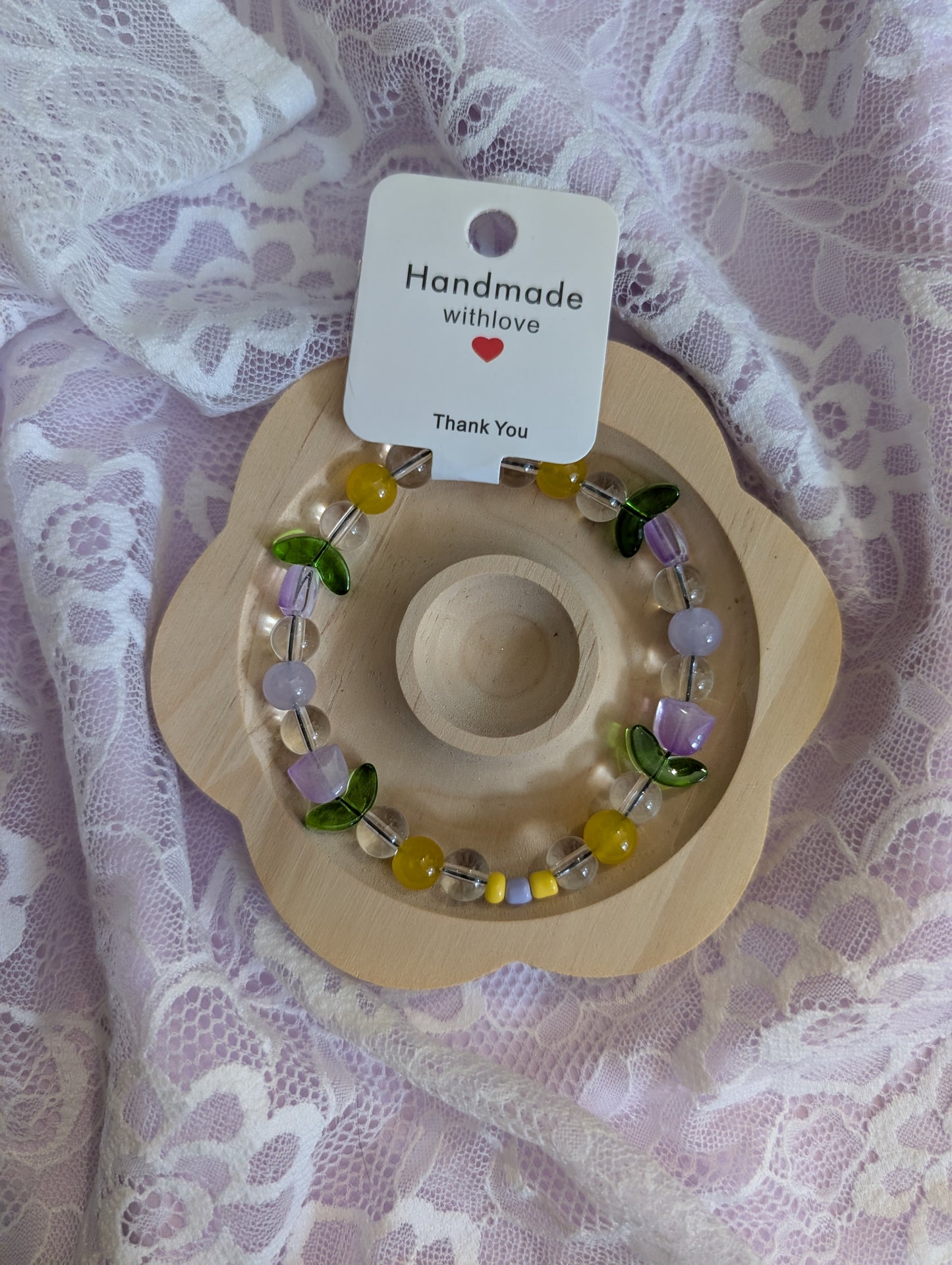 Bracelet en perles de verre- New gen